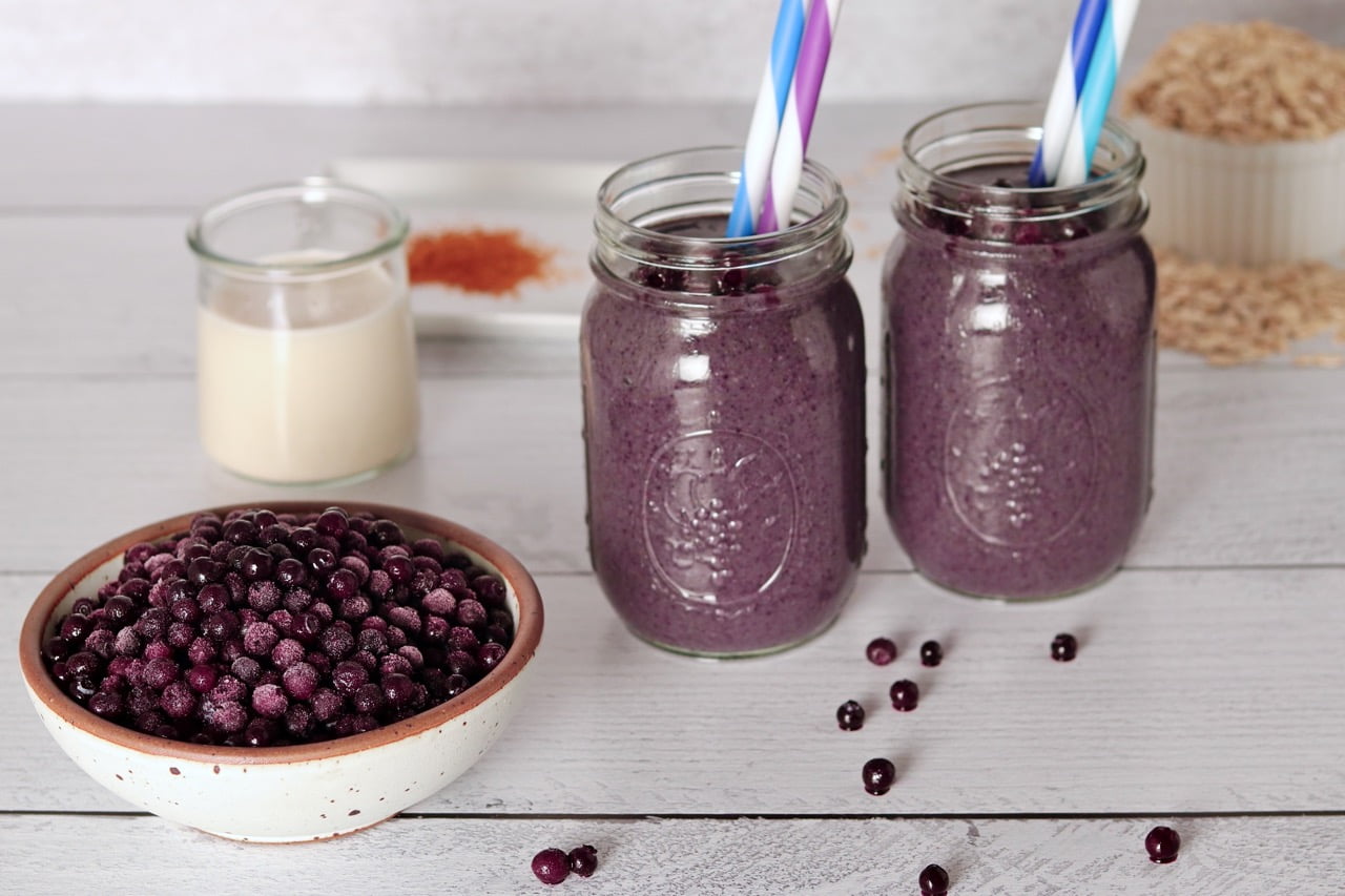 Wild Blueberry Smoothie - MIND Diet Meals
